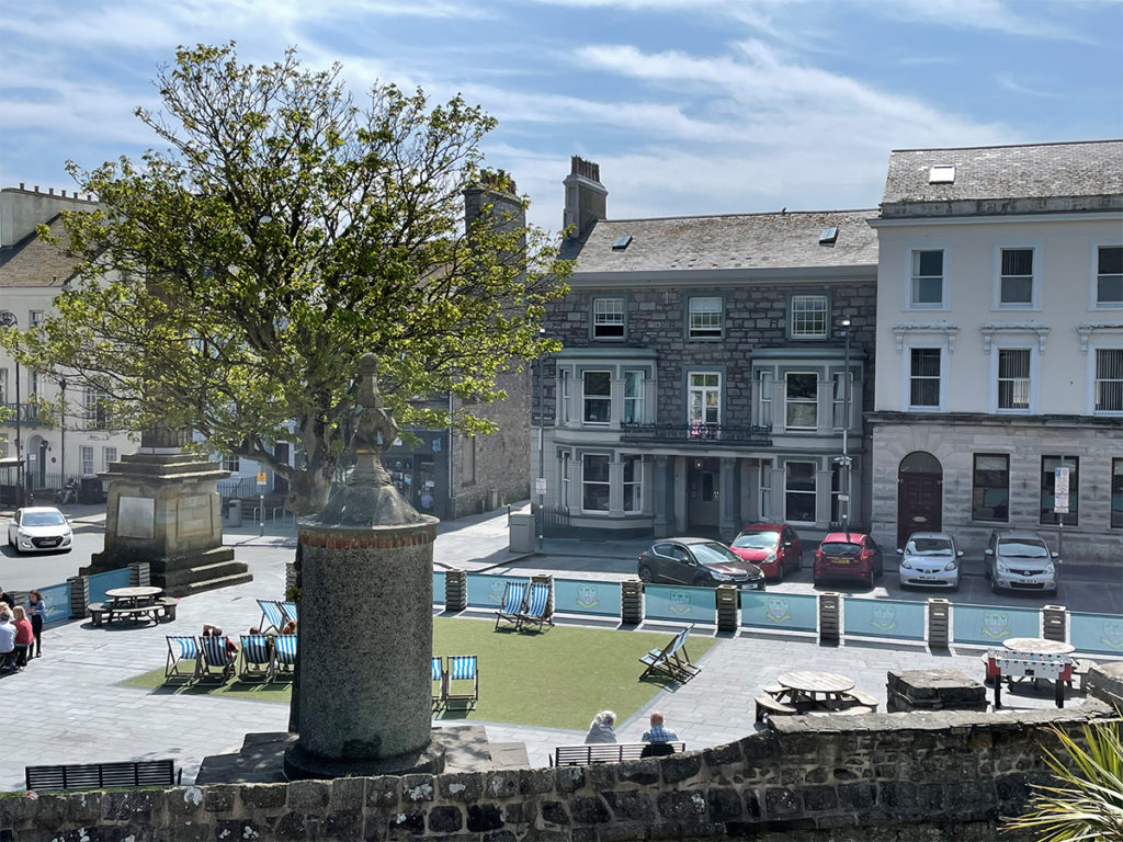 Castletown Square from Castle